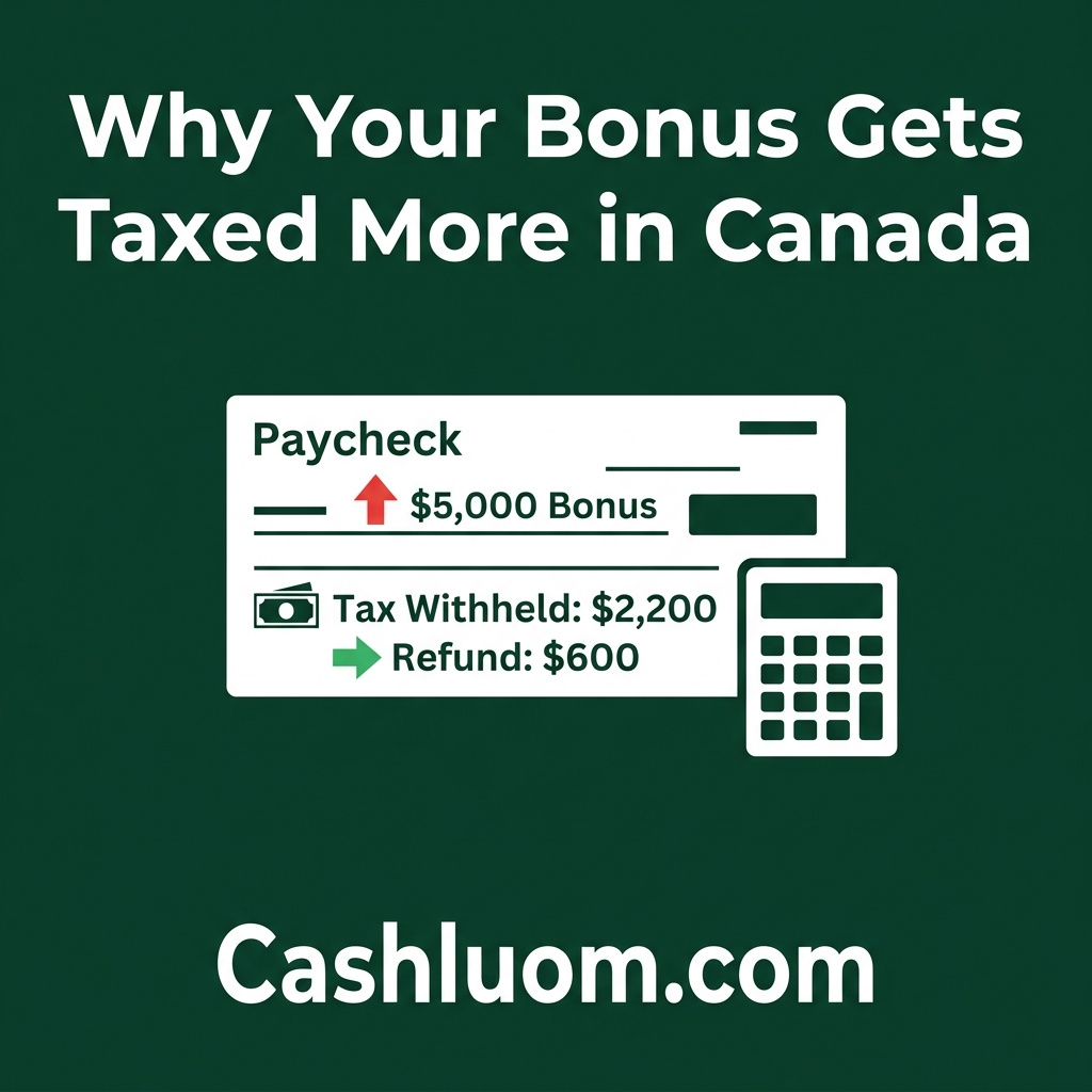 Bonus Tax in Canada: Why Your Bonus is Taxed Higher
