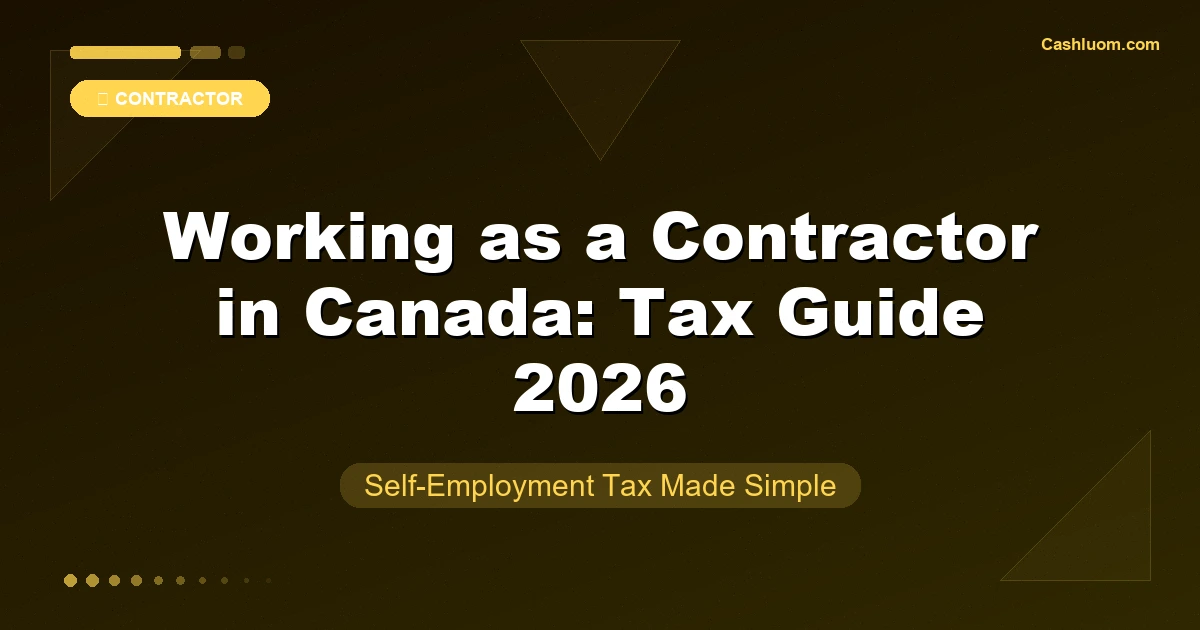 Working as a Contractor in Canada? Here is Your 2026 Tax Guide