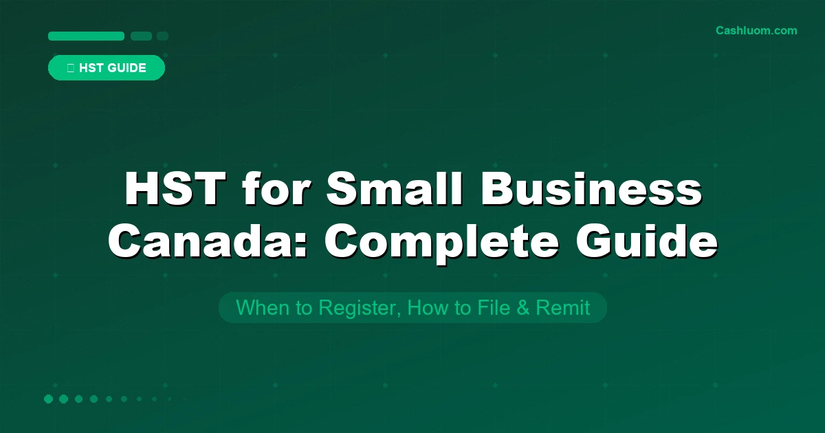 HST for Small Business in Canada: When to Register and How to File