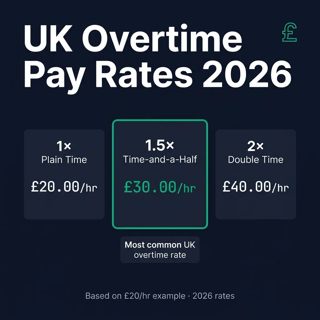 UK Overtime Pay Rates 2026: What You're Legally Owed + Calculator