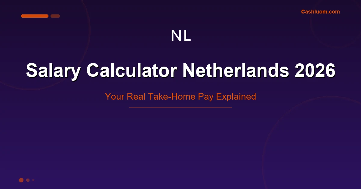 Salary Calculator Netherlands 2026: How Much Do You Actually Take Home?