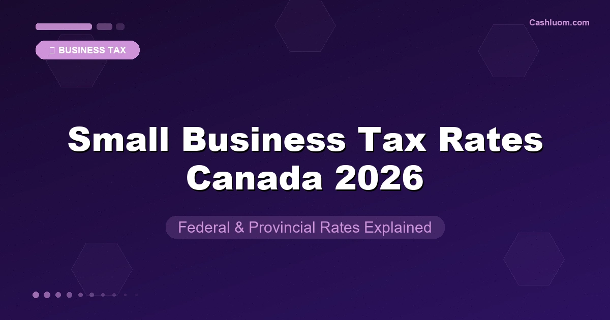 Small Business Tax Rates Canada 2026
